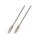 EFB RJ45 Patchkabel U/UTP, Cat.6, PVC, CCA, 10m, grau