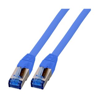 EFB RJ45 Patchk. S/FTP Cat.6A Cat7 TPE superflex 10.00m blau