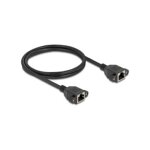 Delock Netzwerk Verlängerungskabel S/FTP RJ45 Buchse...