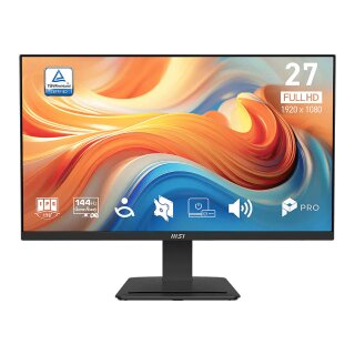 68,6cm/27" (1920x1080) MSI PRO MP273DE E14A 16:9 FHD IPS 1ms 144Hz HDMI DisplayPort VGA VESA Speaker HDR Black