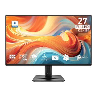 68,6cm/27" (1920x1080) MSI PRO MP275 E14L 16:9 FHD IPS 1ms 144Hz HDMI VGA VESA Speaker HDR Black