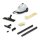 SC 2 EasyFix (wei/schwarz, 1.500 Watt, mit Bodenreinigungsset EasyFix)