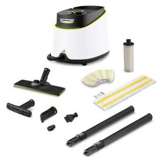 SC 3 Deluxe EasyFix (wei/schwarz, 1.900 Watt, mit Bodenreinigungsset EasyFix)
