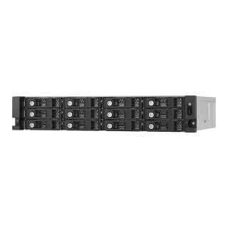QNAP TL-R1200PES-RP 12-bay 2U rackmount PCIe interface SATA JBOD expansion enclosure 6,35/8,89cm 2,5/3,5Zoll
