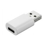 USB 2.0 A - C (Stecker - Buchse) Adapter weiß