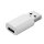 USB 2.0 A - C (Stecker - Buchse) Adapter weiß