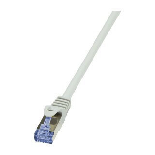 Logilink Patchkabel mit Cat7-Rohk. Primel. S/FTP grau 0,50m