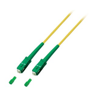 EFB Simplex Patchkabel SC/APC-SC/APC OS2 G657A2 10m LSZH 3mm gelb