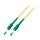 EFB Simplex Patchkabel SC/APC-SC/APC OS2 G657A2 10m LSZH 3mm gelb
