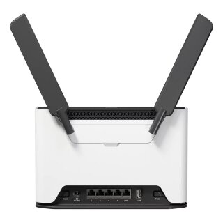 MikroTik Chateau LTE7 ax with two wireless interfaces (2.4 and 5 Ghz), 4x Gigabit, 1x 2.5 GB