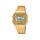 Casio A168WG-9WDF Vintage Unisex-Digitaluhr mit Edelstahlband, gold