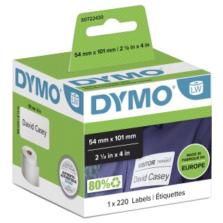 Dymo LabelWriter - Versandetiketten/Namensschilder Selbstklebend - 54 x 101 mm - (S0722430)