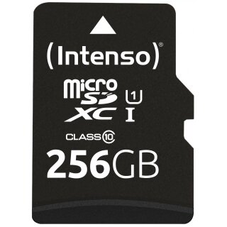CARD Micro Card 256GB Intenso SDXC UHS-I Class10