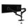 Ergotron LX Pro - Mounting Kit (Dual Arm) - for 2 LCD displays - perforated plate mounting - alumini