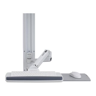 ERGOTRON LX Wand Halterung System weiss Tastatur- und Monitorhalterung bis 81,2cm 32 Zoll belastbar 3,2-11,3kg. VESA 75x75 100x100mm