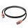EasyLan DualBoot LED Patchkabel RJ45 S/FTP Cat.6A (Class EA), mit saCon Stecker, LSOH, schwarz, 2 m