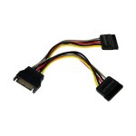 StarTech.com SATA Y-Stromkabel Power Cable Splitter S-ATA...