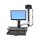 ERGOTRON StyleView Sit-Stand Combo Ablageflaechen-System Wandmontage LCD bis 61cm 24Zoll 14,5kg.mit CPU Halter klein