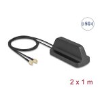 DELOCK 5G LTE GNSS WiFi 6 MIMO Antenne 2 x SMA Stecker 2,1 -