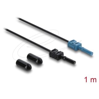 LWL POF Kunststoff Kabel HFBR 4531-4533Z Simplex Stecker zu Simplex Stecker 1 m