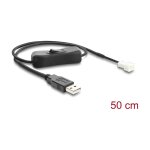 Lüfterkabel USB 2.0 Typ-A Stecker zu 3 Pin (2 Pins...