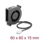 Radiallüfter / Lüftergebläse 12 V DC 60 x...