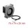 Radiallüfter / Lüftergebläse 12 V DC 75 x 75 x 25 mm mit 3-Pin Lüfteranschluss, schwarz