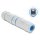 Kabelverbinder RJ45 Buchse zu RJ45 Buchse Cat.6A mit M23.5 x 1,5 mm Gewinde IP68 staub- und wasserdicht weiß