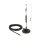 DELOCK LTE Antenne SMA Stecker 6dBi starr omnidirektional mit magnetischem Standfus und Anschlusskabel RG-58, 3 m outdoor schwarz