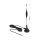 DELOCK GSM Antenne SMA Stecker 5dBi starr omnidirektional mit magnetischem Standfus und Anschlusskabel RG-174, 3 m outdoor schwar