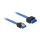 DELOCK Verlngerungskabel SATA 6 Gb/s Buchse gerade > SATA Stecker mit Einrastfunktion gerade 50cm blau