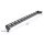 19" 0,5 HE Panel L-Form 50 mm mit Kabelbinderbefestigung schwarz