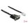 Delock Seriell RS-232/422/485 Adapterkabel Sub-D 9 Stecker zu RJ45 Stecker 2 m