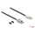 Delock LWL POF Kunststoff Kabel HFBR 4506-4516Z Duplex Stecker zu Duplex Stecker 1 m