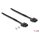 Delock LWL POF Kunststoff Servo Anschlusskabel Stecker zu Stecker Durchmesser 6,0 mm 1 m schwarz