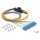 Delock LWL Pigtail Fanout Kabel 12 x LC-UPC Simplex Stecker zu 12 x offenes Kabelende 1 m