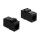 Delock Keystone Modul Kupplung RJ14 Buchse zu RJ14 Buchse Cat.3 Kunststoff schwarz