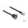 Kabel RJ12 Stecker zu RJ12 Buchse zum Einbau 1 m schwarz