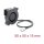 Delock Radiallüfter / Lüftergebläse 12 V DC 50 x 50 x 15 mm mit 3-Pin Lüfteranschluss, schwarz