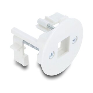 Delock Keystone Modulträger zur Wandmontage / Tischmontage weiß