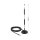 DELOCK LTE Antenne SMA Stecker 5dBi starr omnidirektional mit magnetischem Standfus und Anschlusskabel RG-58, 3 m outdoor schwarz