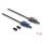 Delock LWL POF Kunststoff Kabel HFBR 4503-4513Z Simplex Stecker zu Simplex Stecker 1 m