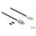 Delock LWL POF Kunststoff Kabel HFBR 4506-4516Z Duplex Stecker zu Duplex Stecker 2 m