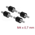 Delock Vibrationsdämpfer M4 x 0,7 mm D 10 x H 10 mm...