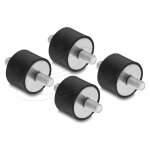 Delock Vibrationsdämpfer M8 x 1,25 mm D 30 x H 20 mm...