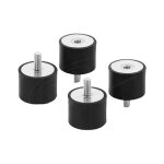 Delock Vibrationsdämpfer M8 x 1,25 mm D 40 x H 30 mm...