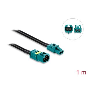 Delock Kabel Mini FAKRA Z Buchse dual zu FAKRA Z Stecker dual