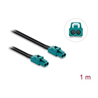 Delock Kabel Mini FAKRA Z Buchse dual zu FAKRA Z Buchse dual