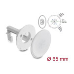 Delock Silikon Kabeldurchführung rund Ø 65 mm...