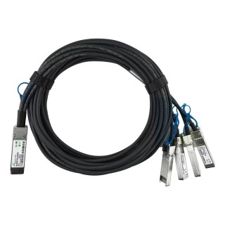 BlueOptics 100Gb 1m QSFP28 100GBASE-CR4 DAC (Breakout auf 4x25G)(XXV4DACBL1M-BL)